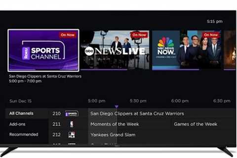 First Look at The New Roku Live TV Guide Upgrade For Roku TVs &amp; Roku Players