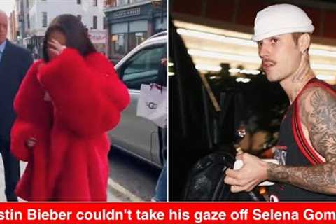 Justin Bieber couldn't take his gaze off Selena Gomez