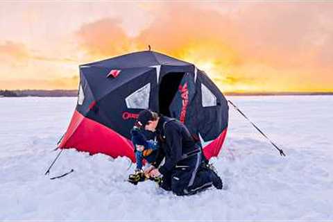 Ice Fishing with a Toddler (Lake of the Woods)