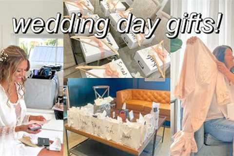 WHAT WE GIFTED OUR BRIDAL PARTY + LOVED ONES ON THE WEDDING DAY!