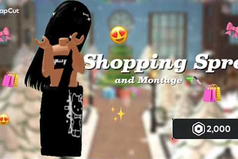 Shopping Spree! 🛍️ and Montage! 🎮