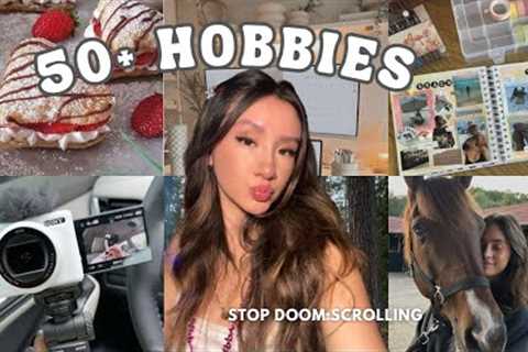 50+ HOBBIES IDEAS TO TRY IN *2025*