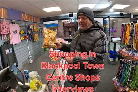 Blackpool Town Local shops Interview #blackpool #shopping