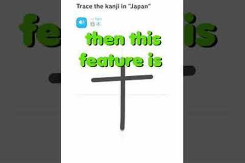 Duolingo just added the best feature! (Japanese Kanji)