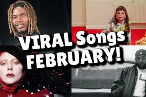 Top 40 Songs that are buzzing right now on social media! - FEBRUARY 2025!