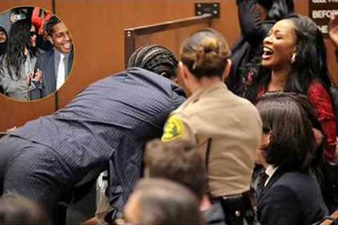 A$AP Rocky’s Dramatic Jump on Rihanna Goes Viral as Couple Celebrated Not Guilty Verdict!