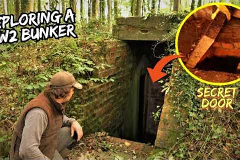 EXPLORING A WW2 BUNKER and Opening the 'SECRET DOOR' hidden in the Floor. Mystery Finally Solved!