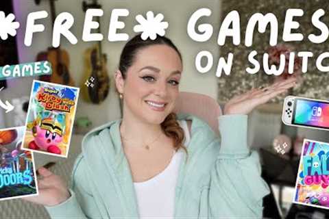 FREE games to play on Nintendo Switch! 🎮🩵 | cozy games, multiplayer games + more!