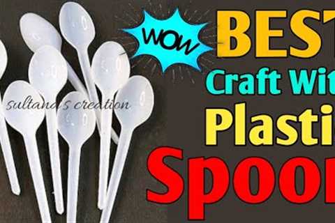 WOW 🔥 Best DIY beautiful home decor idea using plastic spoon / Birthday Gift Ideas / Cute Gift Idea