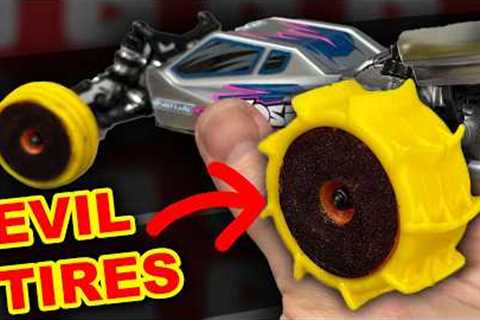 NASTY Tires on Micro RC Racing Car