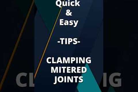 Title: Easy Miter Joint Clamping Hack – No Special Tools Needed!