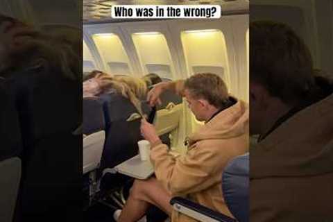 Who was in the wrong? #funny #comedy #viral #travel #flight