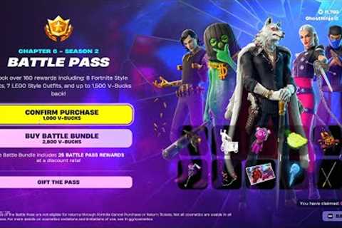 *NEW* FORTNITE SEASON 2 UPDATE! BATTLE PASS, MAP, BOSS MYTHIC WEAPONS! (Chapter 6 Season 2 LIVE)