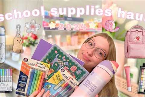BACK TO SCHOOL SUPPLIES HAUL! *essentials for back to school* 2024 📚✏️