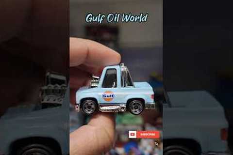 Hotwheels '83 Chevy Silverado Toon'd -Gulf Oil World #unboxing #diecast #toycars #collection #truck