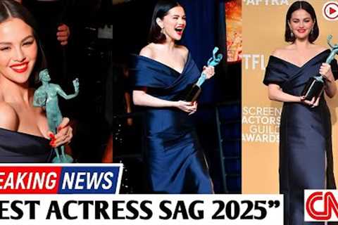 Selena Gomez WINS best ACTRESS at the annual SAG AWARDS 2025.......