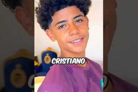 Cristiano Jr spent his father Ronaldo's money on unnecessary things ! #ronaldo #football