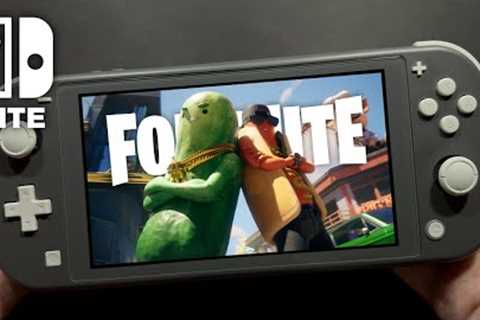 Fortnite CHAPTER 6 SEASON 2 on Nintendo Switch Lite #733