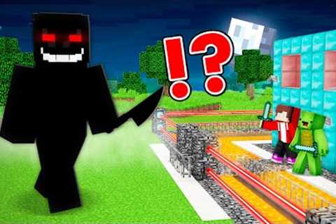 Security House vs CRAZY STALKER in Minecraft - Maizen JJ and Mikey