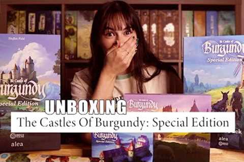 The Castles Of Burgundy: Special Edition | RELAXING UNBOXING &amp; CHAT
