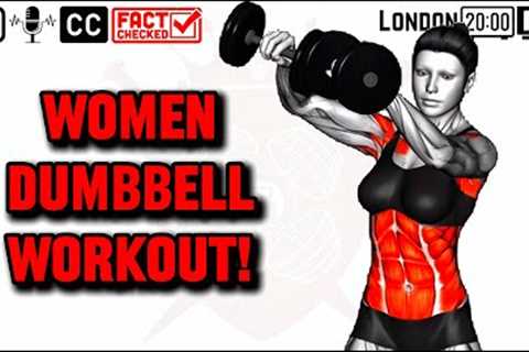 WOMENS FULL BODY DUMBBELL WORKOUT: Burn Fat and Build Muscle!