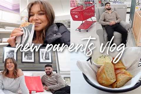 VLOG: target baby shopping, valentine’s day, family update &amp; healthy grocery haul ♥️