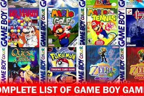 Nintendo Switch Online: Complete List of Game Boy Games