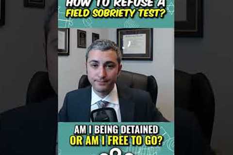 How to REFUSE a POLICE SOBRIETY TEST? *Lawyer Explains*