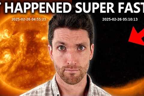 NASA Just Caught Something MASSIVE Passing IN FRONT of the Sun!