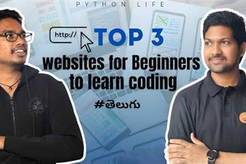 Top 3 Websites For Beginners to Learn Coding | Coding Tips and Resources