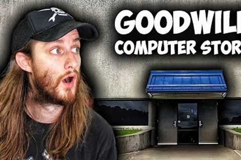 Huge Score At The Goodwill Computer Store!