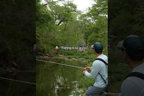 I guess I’m very GROSS then!💀 #fishing #shorts