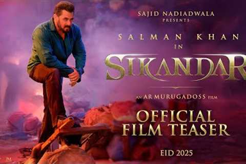 SIKANDAR Official Film Teaser - Salman Khan, Rashmika | Sajid Nadiadwala | A.R. Murugadoss | EID2025