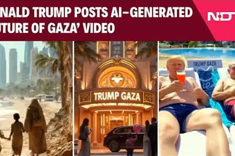 Donald Trump Gaza Video | Trump Posts Video Of AI-Generated ‘Future Of Gaza’ After US Takeover