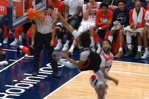 Shaedon Sharpe INSANE Dunk Of The Year on the Wizards 🤯