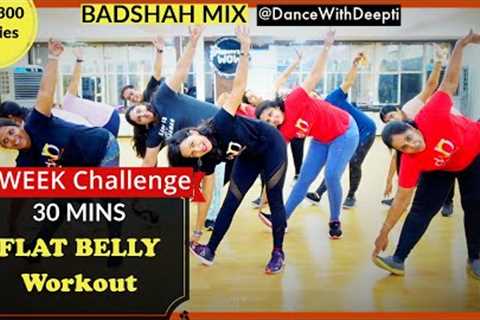 DWD114 - 30mins Daily BELLY FAT BURN Workout | Easy Exercise to Lose weight 3-5kgs #dancewithdeepti