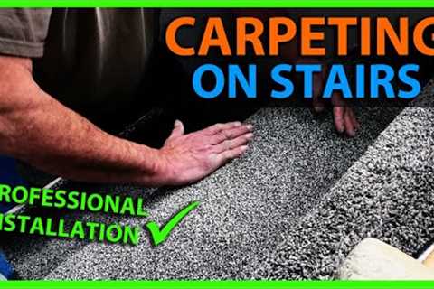 How To Carpet Stairs - Padding &amp; Tack Strip Install for Steps