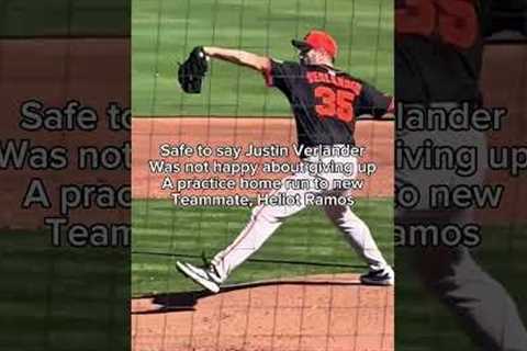 Justin Verlander ANGRY about giving up a home run