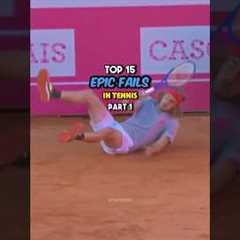 Top 15 Epic Fails in Tennis | Part 1