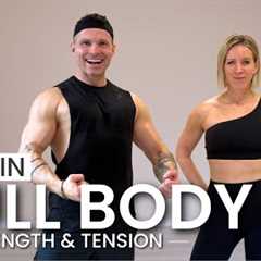 45 min Full Body Dumbbell Workout - Strength & Tension: DAY 54 / Build Series 3