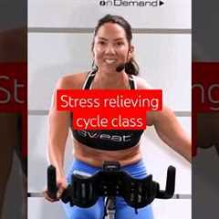 Stress relieving Spin class - free online workout! #spinning #spinclass #indoorcycling #fitness