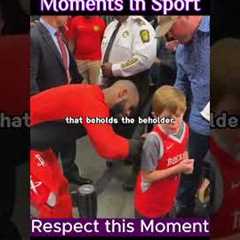 Beautiful Moments of respect in sports | #shorts #respect #sports  #moments  #momentsofinspiration