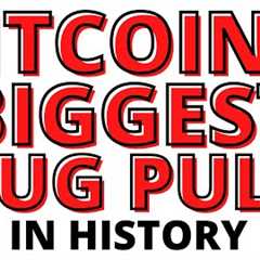 BTC Gone Wild  - Bitcoin's Biggest Rug Pull in History or is a BTC Bottom Forming?