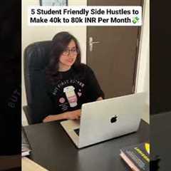 5 Side Hustles for Students to Make Money Online💸| Read Description 👇🏻