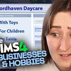 I tried running a *functional* DAYCARE in The Sims 4: Businesses & Hobbies