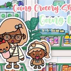 Day in a Life - Grocery Shopping in SLOMO Market | Toca Boca