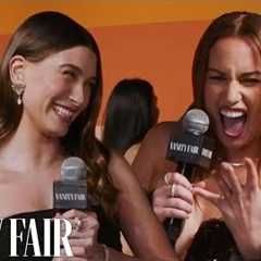 Hailey Bieber Reunites With Hannah Berner at the Vanity Fair Oscar Party | Vanity Fair