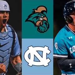 #24 Coastal Carolina vs #4 North Carolina (Great Game!) | 2025 College Baseball Highlights