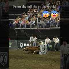 Barrel racing falls 😰