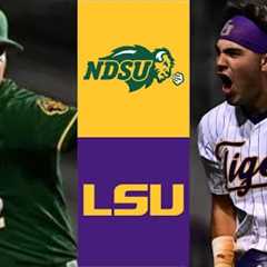 North Dakota State vs #1 LSU (Game 1) | 2025 College Baseball Highlights